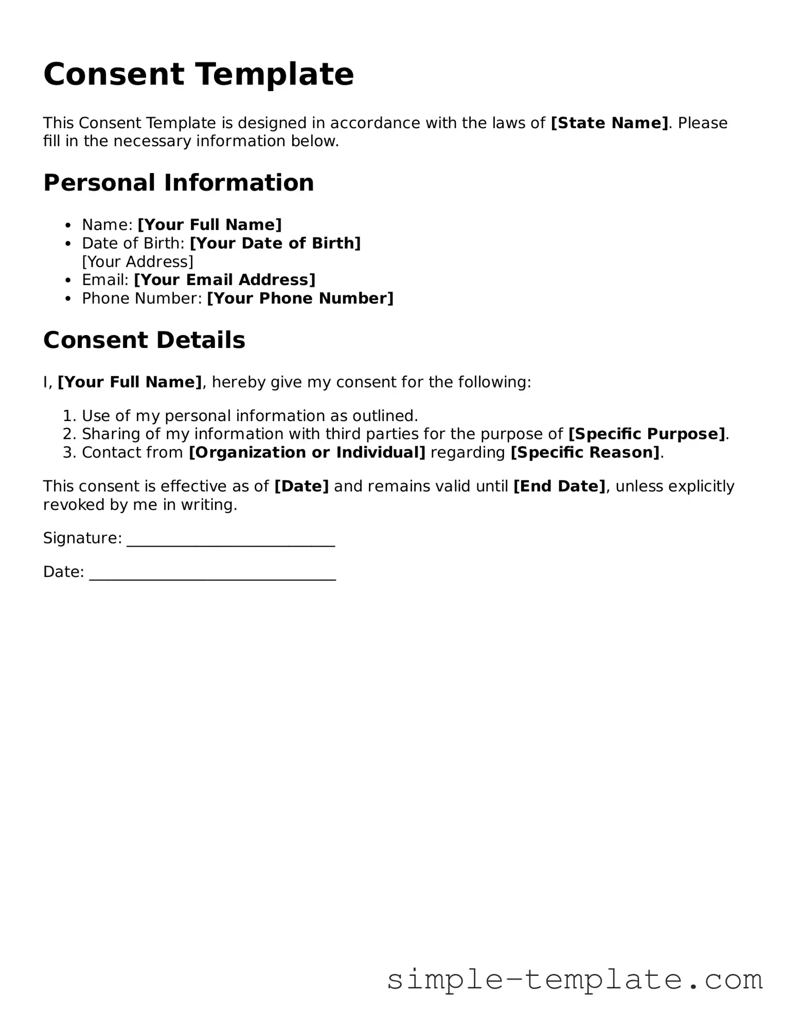 Consent Form