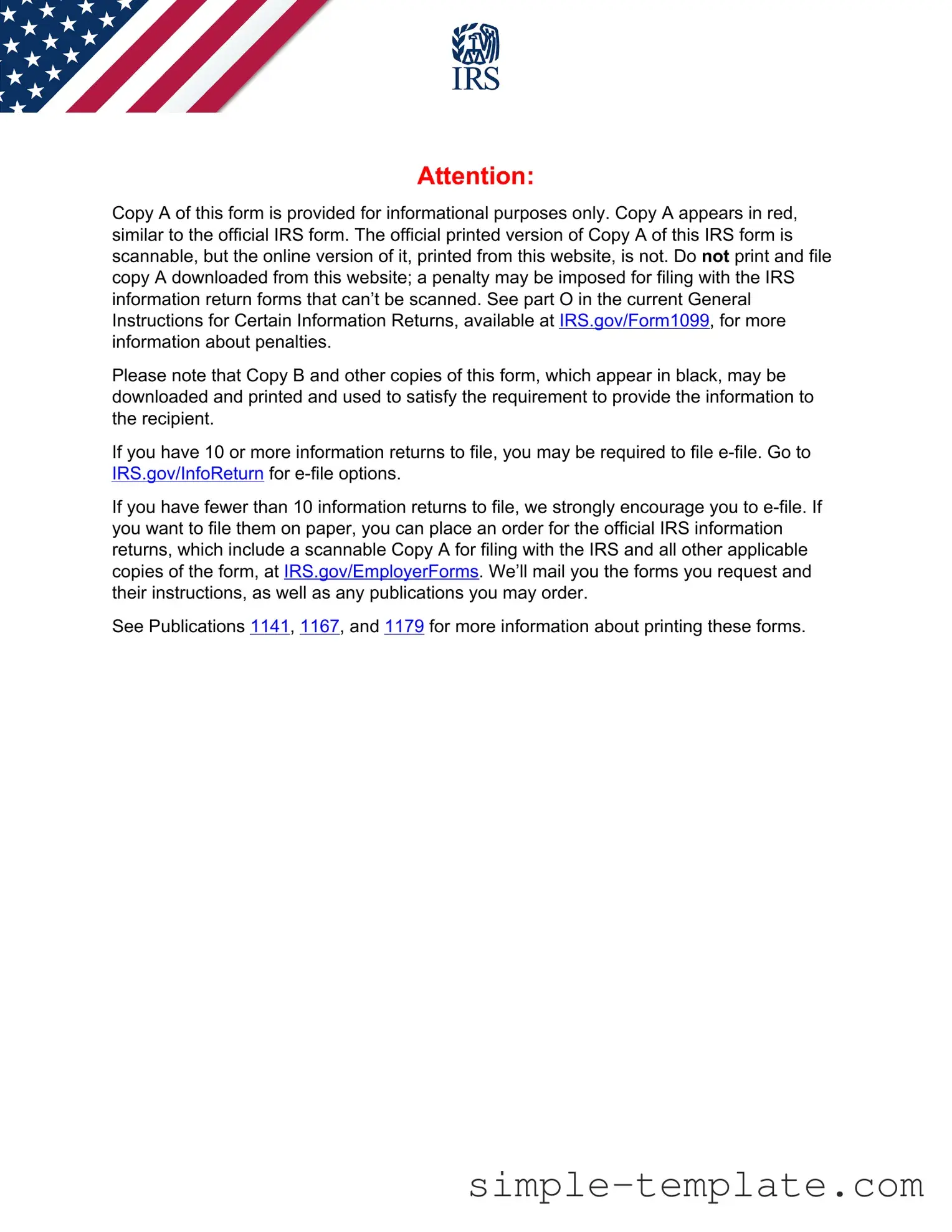 Free IRS 1099-MISC Form in PDF