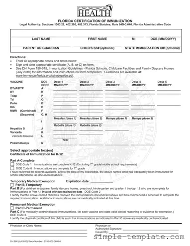Free 680 Form in PDF