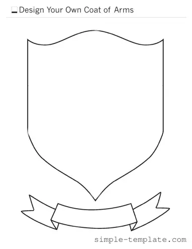 Free Coat Of Arms Form in PDF