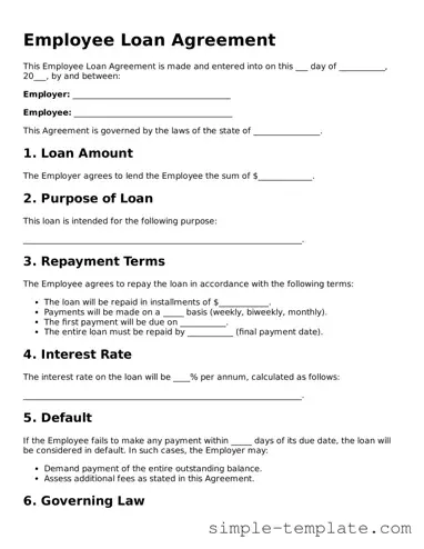 Employee Loan Agreement Form