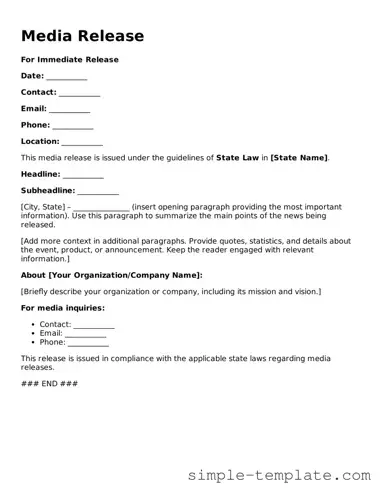 Media Release Form